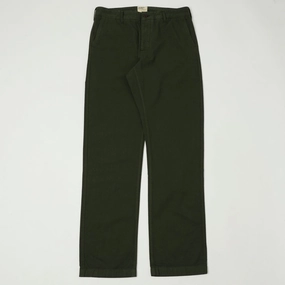Perfectly Fit Heimat 'Journey' Herringbone Twill Chinos - Military Green