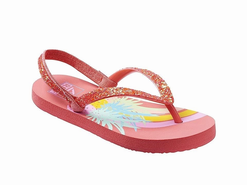 Reef Little Stargazer CJ2021 Sandals Kids Pink Heel Strap Flip Flops JOBB727 Reinforced toe Aeration Channel System