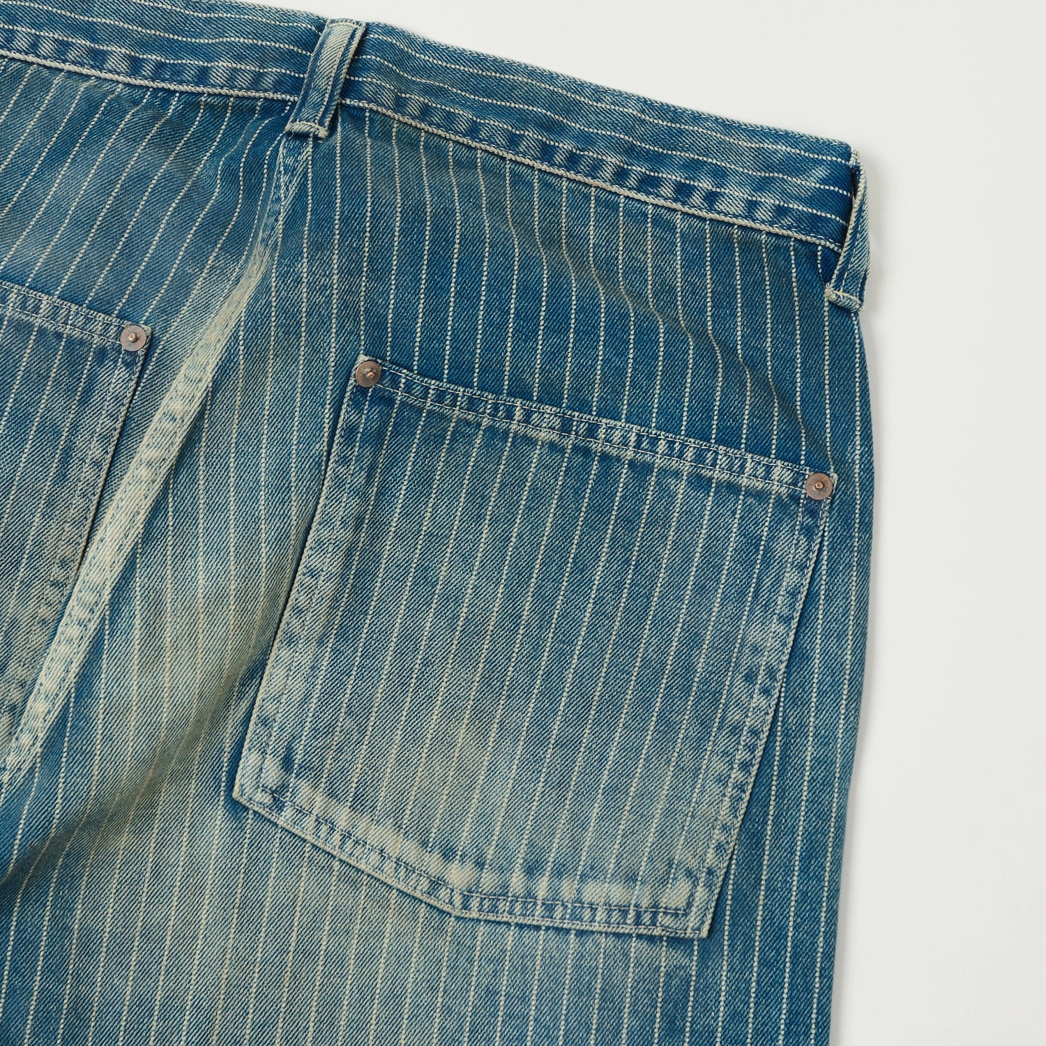 Flex Movement work mode Full Count 1129 Indigo Wabash Work Pants - Heavy Wash