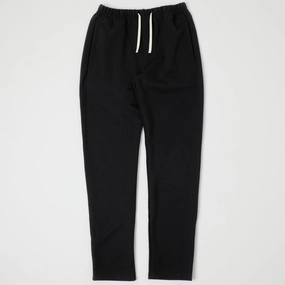 Shock-Resistant Sole Merz b. Schwanen 3S50 Relaxed Sweatpants - Deep Black