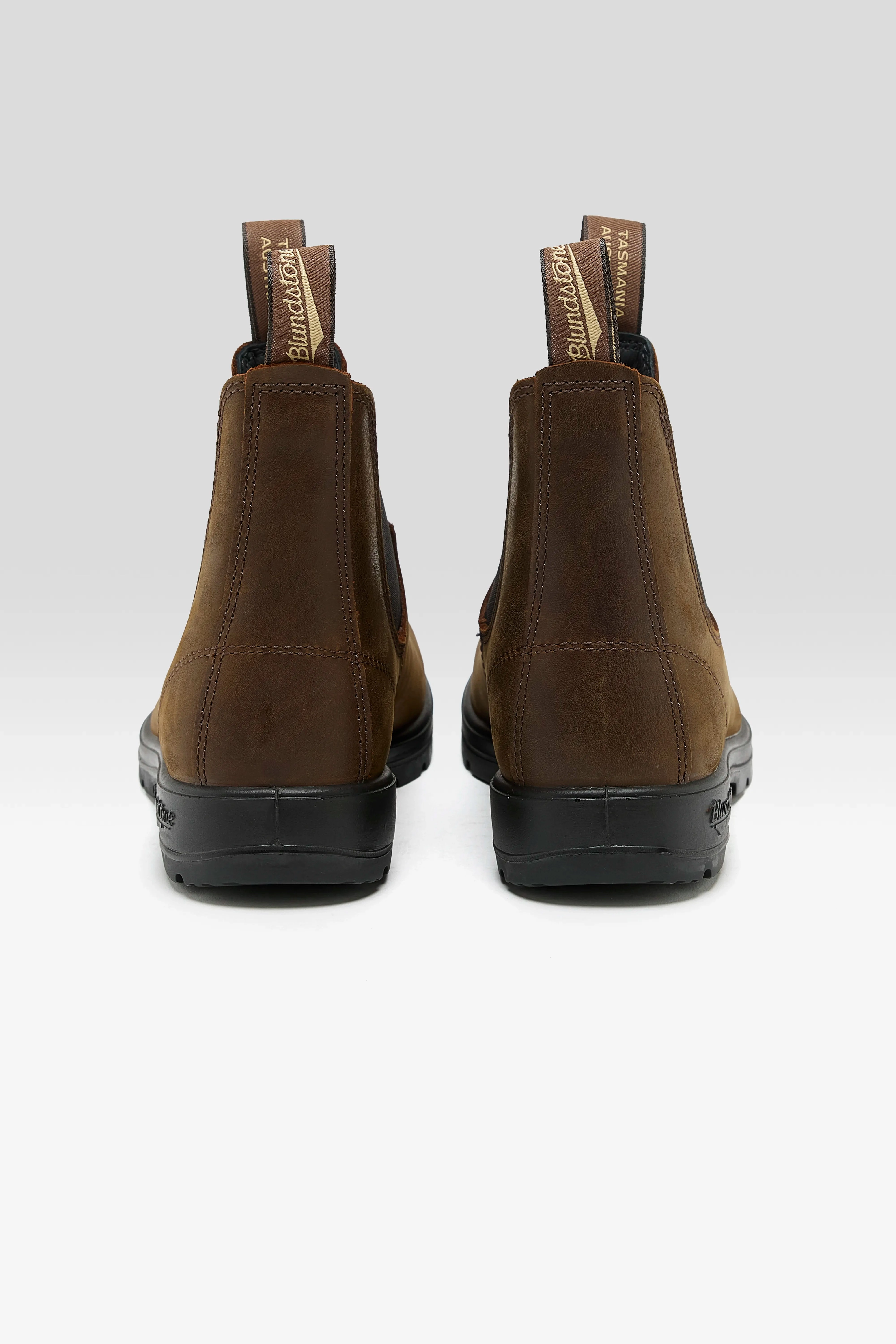 Toe Protection Tech Mud Resistant Urban Commute 1609 Classic Chelsea Boots for Women  (252 / W / BROWN)