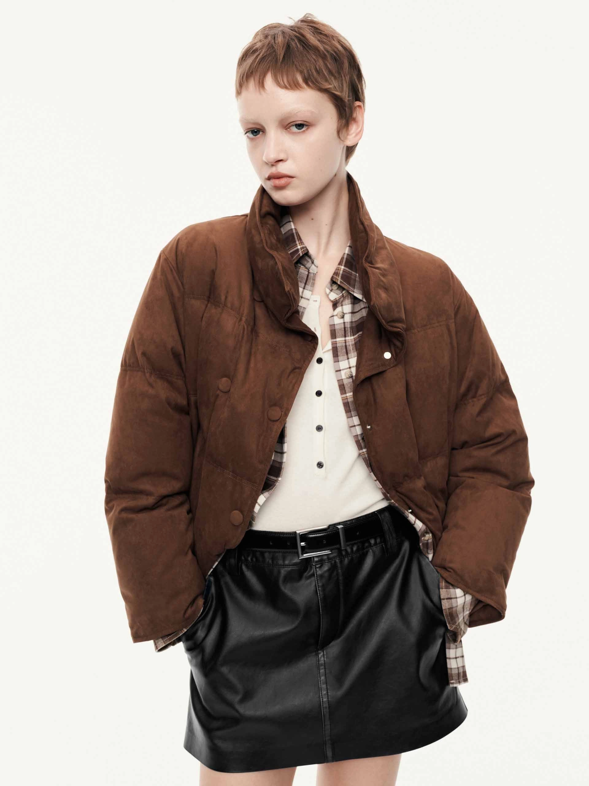 Practical Design Double Breasted Down Jacket