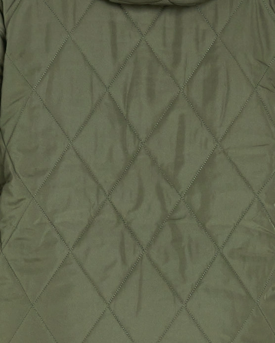 Chloe Puffer Jacket | Olive Green rehearsal