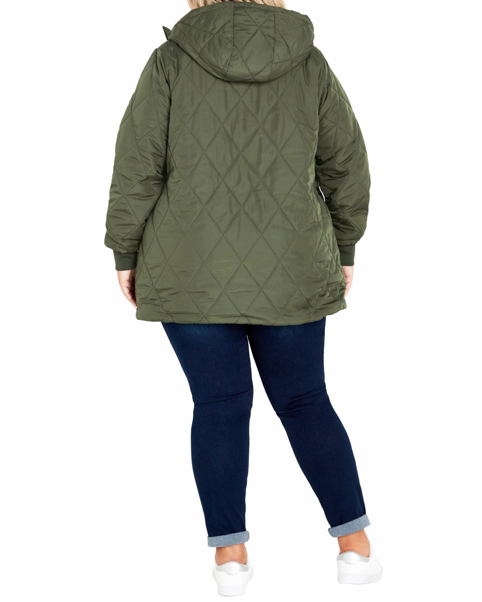 Work Ready Chloe Puffer Jacket | Olive Green