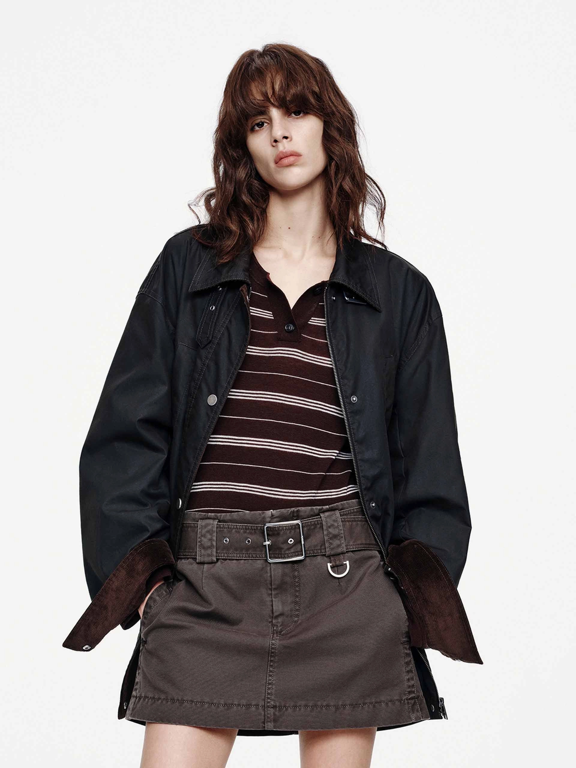 Autumn Layers Cotton Blend Loose Coat