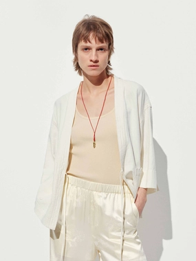 Frictionless Zipper Tracks WindResistant Coating Cotton-Linen Tie Jacket