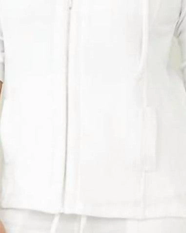 Attraction Insulated Lining Soft Stretch Hooded Vest in Bleach | Bleach