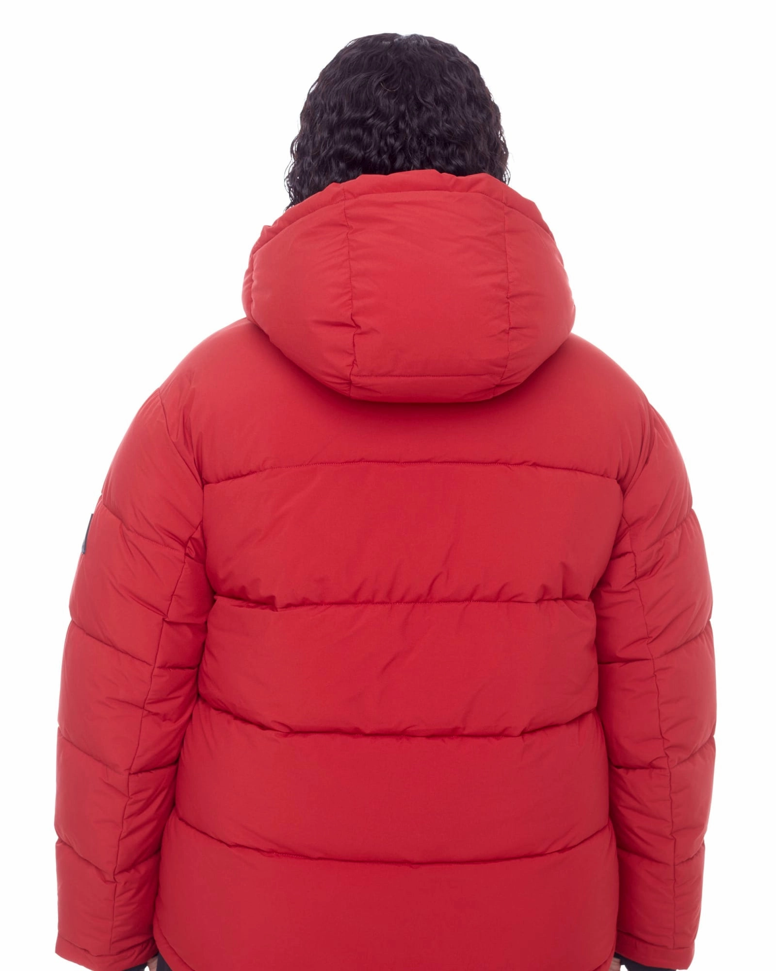Women's Plus Size - FORILLON | Vegan Down Recycled Short Quilted Puffer Jacket | Deep Red hunting