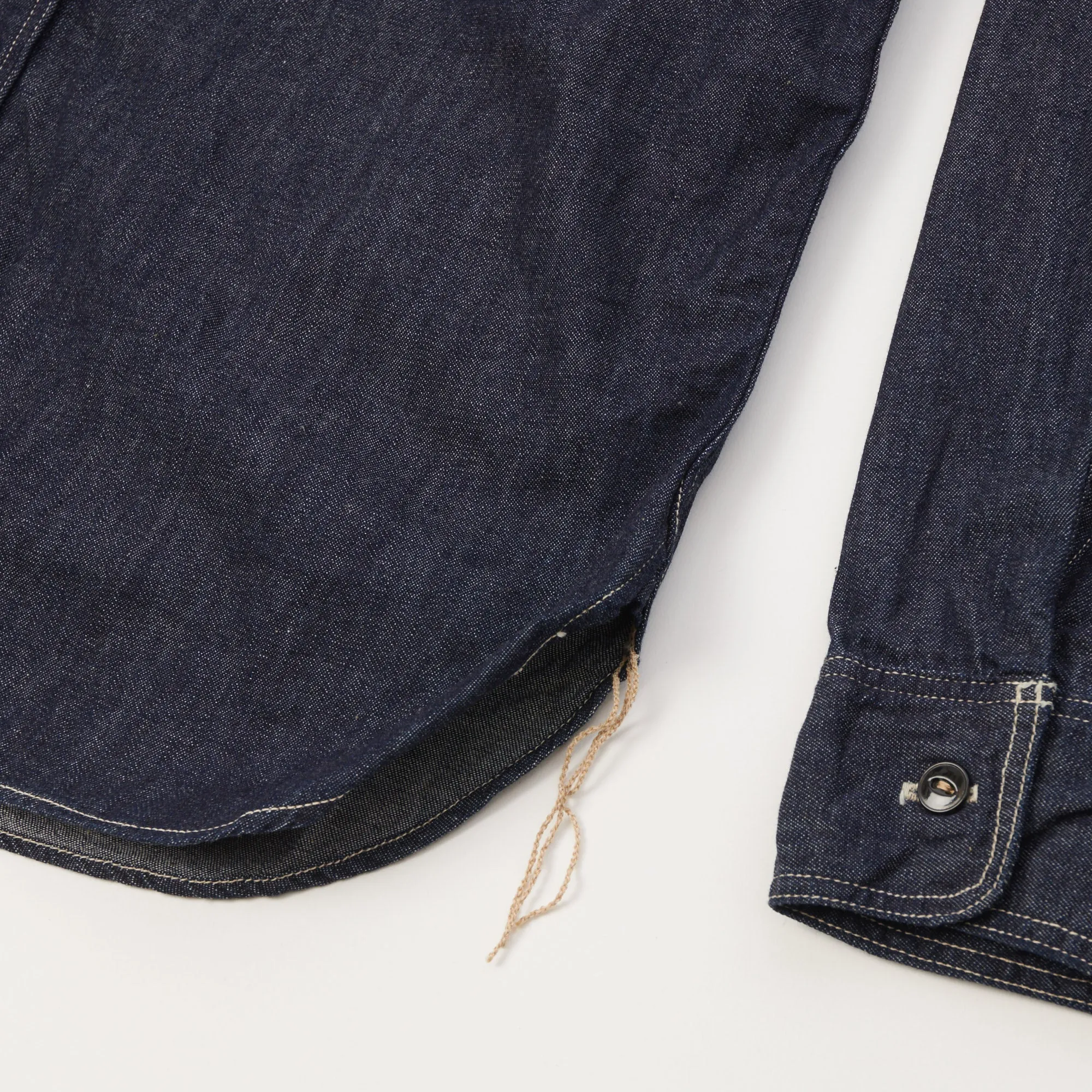 Sporty Layer Spellbound Denim Work Shirt - Rinsed