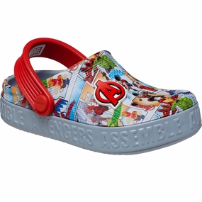 Crocs Avengers Off Court Clogs Blue / Grey  209945-0ID Toddler Date wear