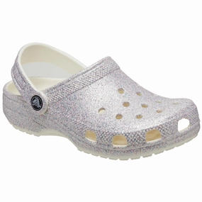 Crocs Classic Clog - Glitter Mystic Glitter  206992-9DI Toddler Casual Comfort Style Seek