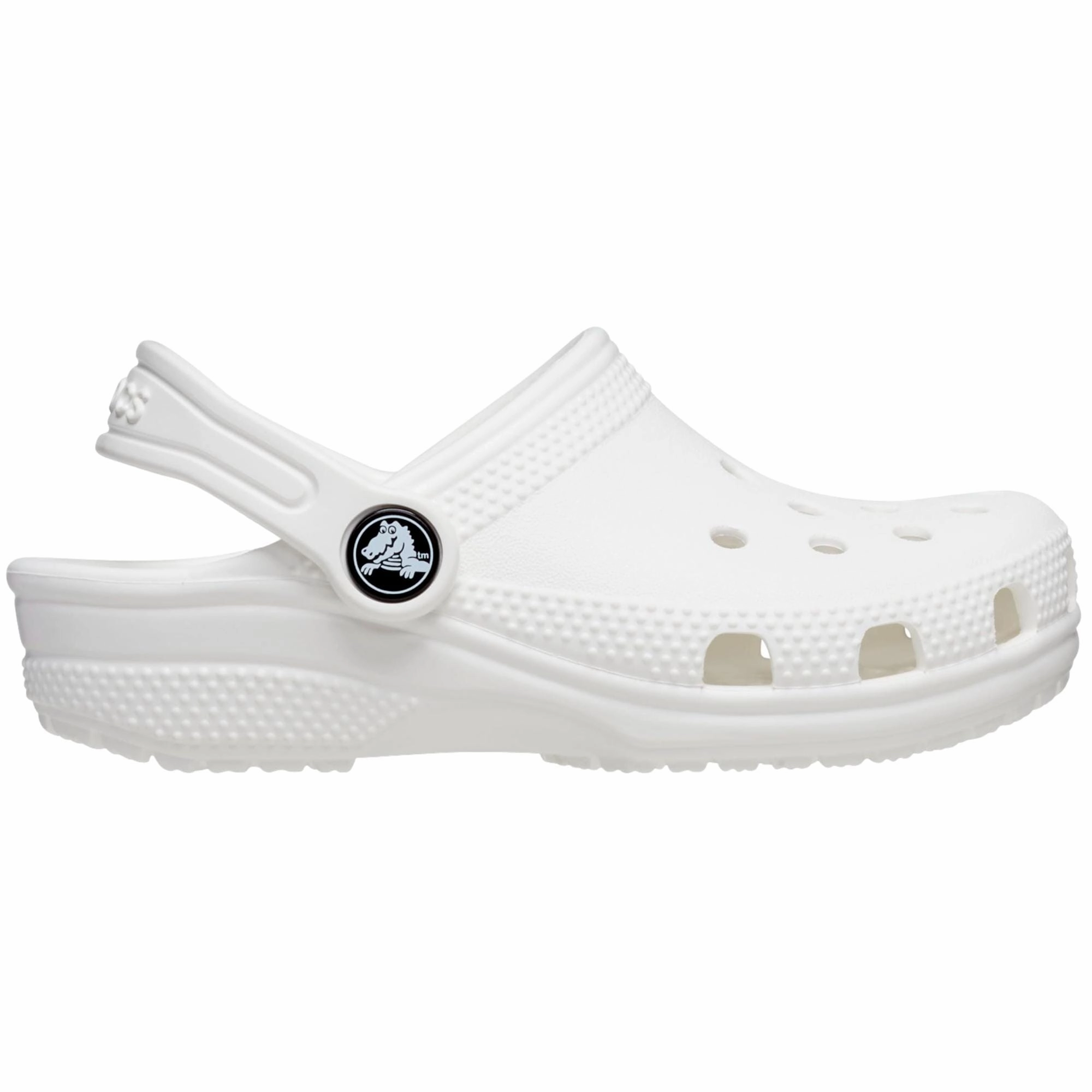 Crocs Classic Clog White  206990-100 Toddler Travel Friendly Footwear