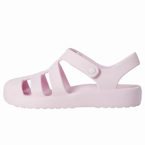 Crocs Classic Fisherman Sandals Pink Milk  210625-6ZW Pre-School On Foot Anytime Fit