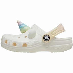 Crocs Classic I AM Clogs Chalk / Unicorn  209701-0WV Toddler Shop Lane