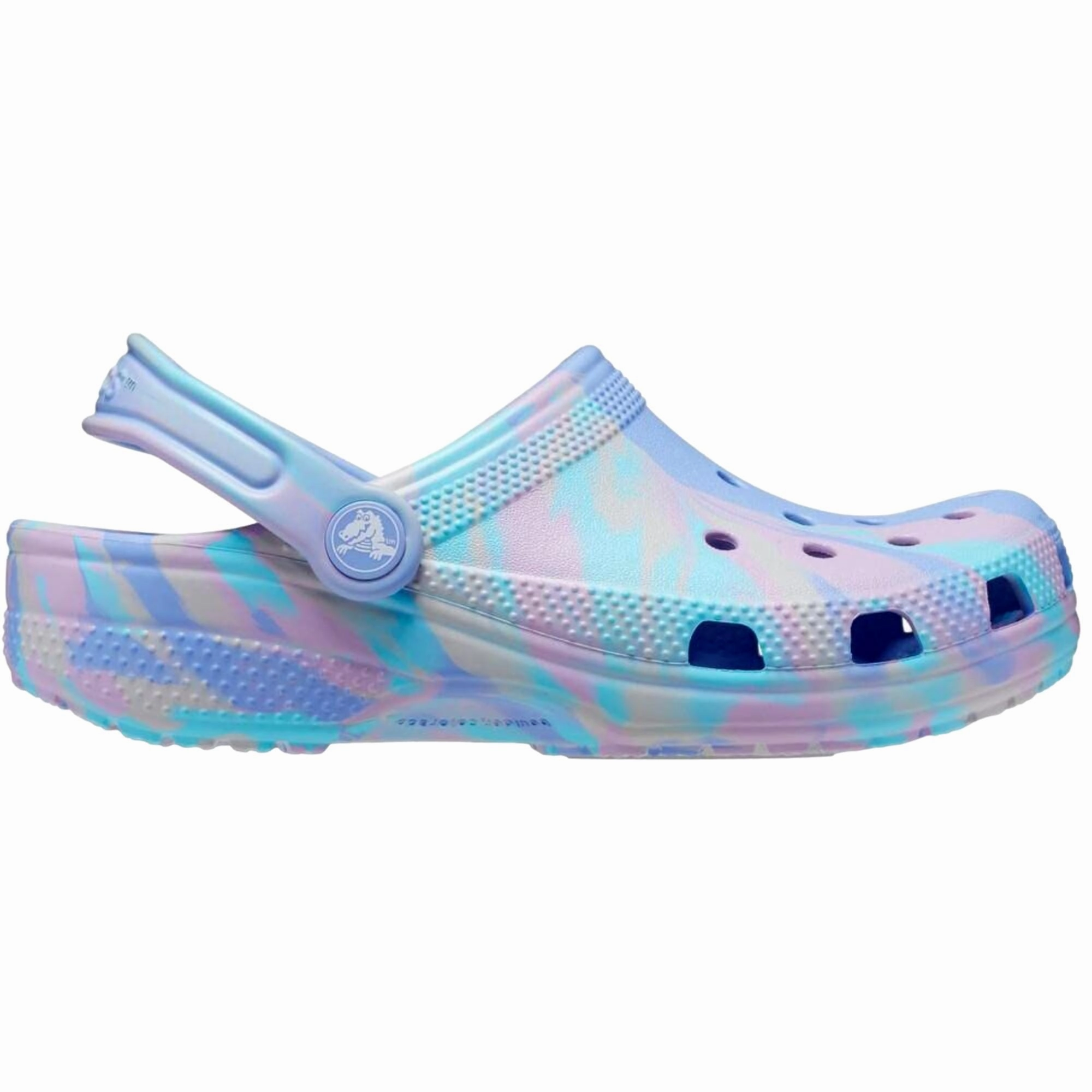 Cozy Padding Crocs Classic Marble Clog Moon Jelly / Multi  206838-5Q7 Toddler
