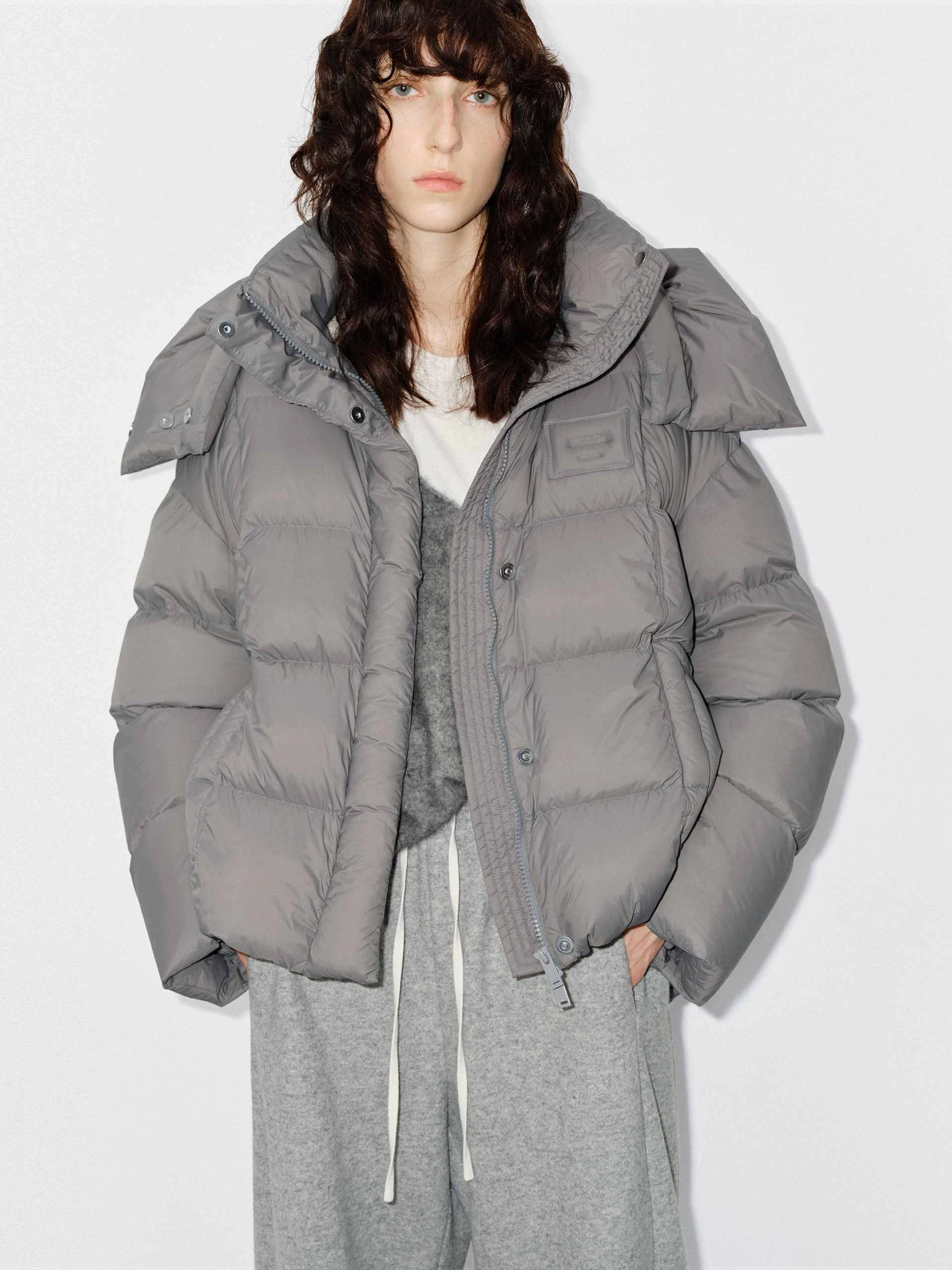 Cropped Hooded Puffer Jacket Comfy Layers