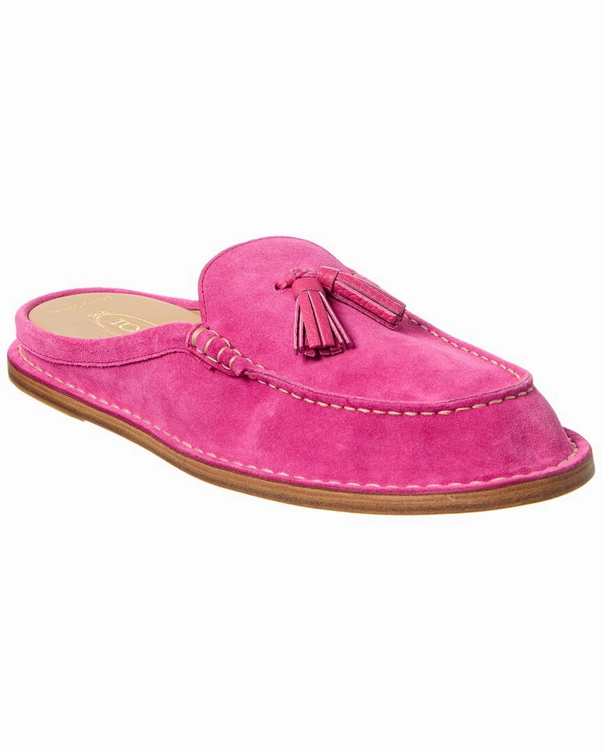 TOD??s Suede Mule Grab And Go