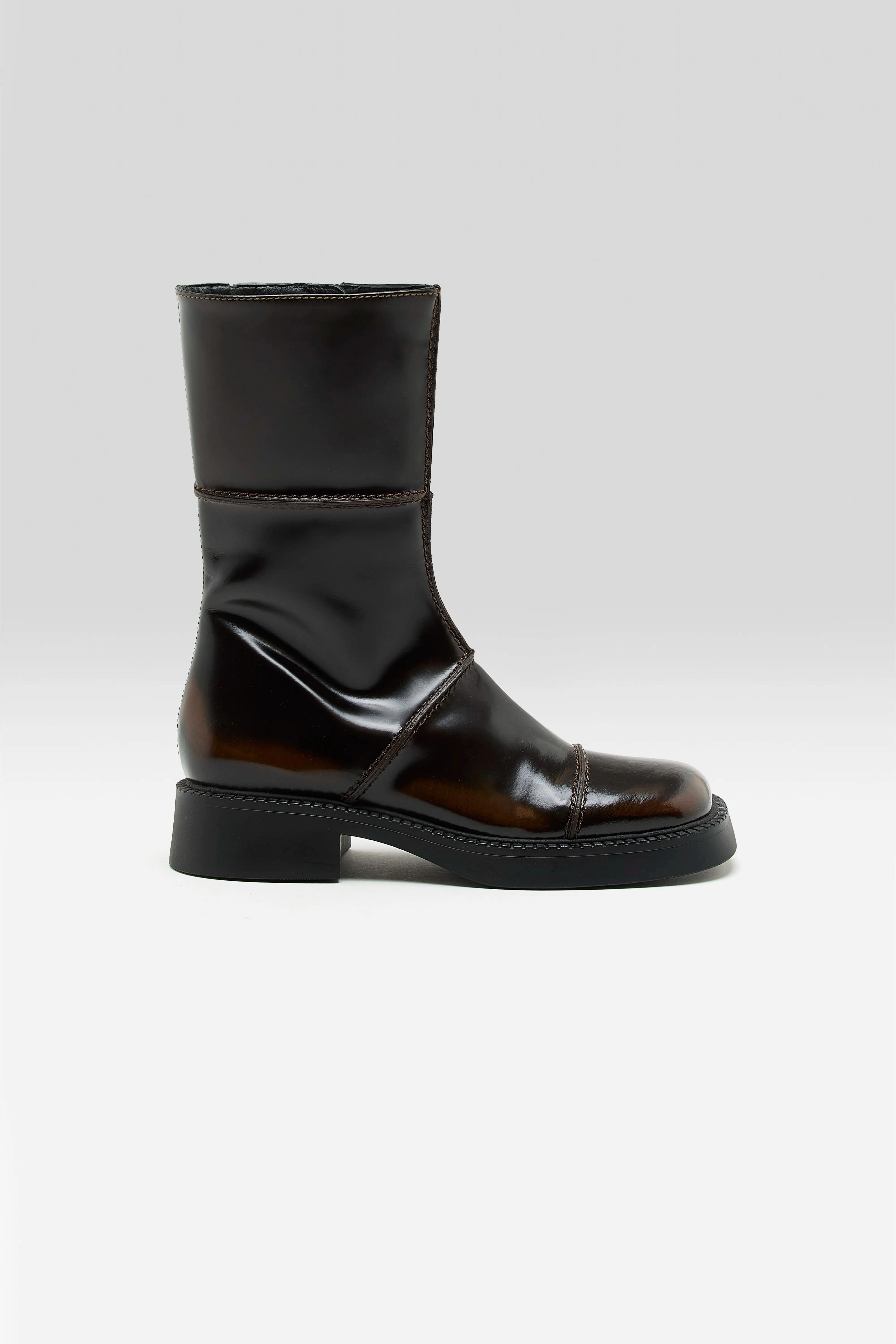 Street Walk Dahlia Dark Brown Ankle Boots  (252 / W / BROWN)