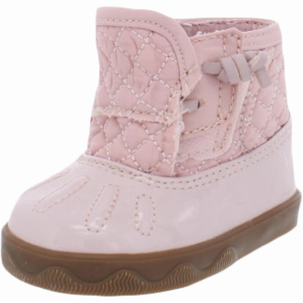 Resort Day Metal Buckle Icestorm Crib Infant Quilted Booties