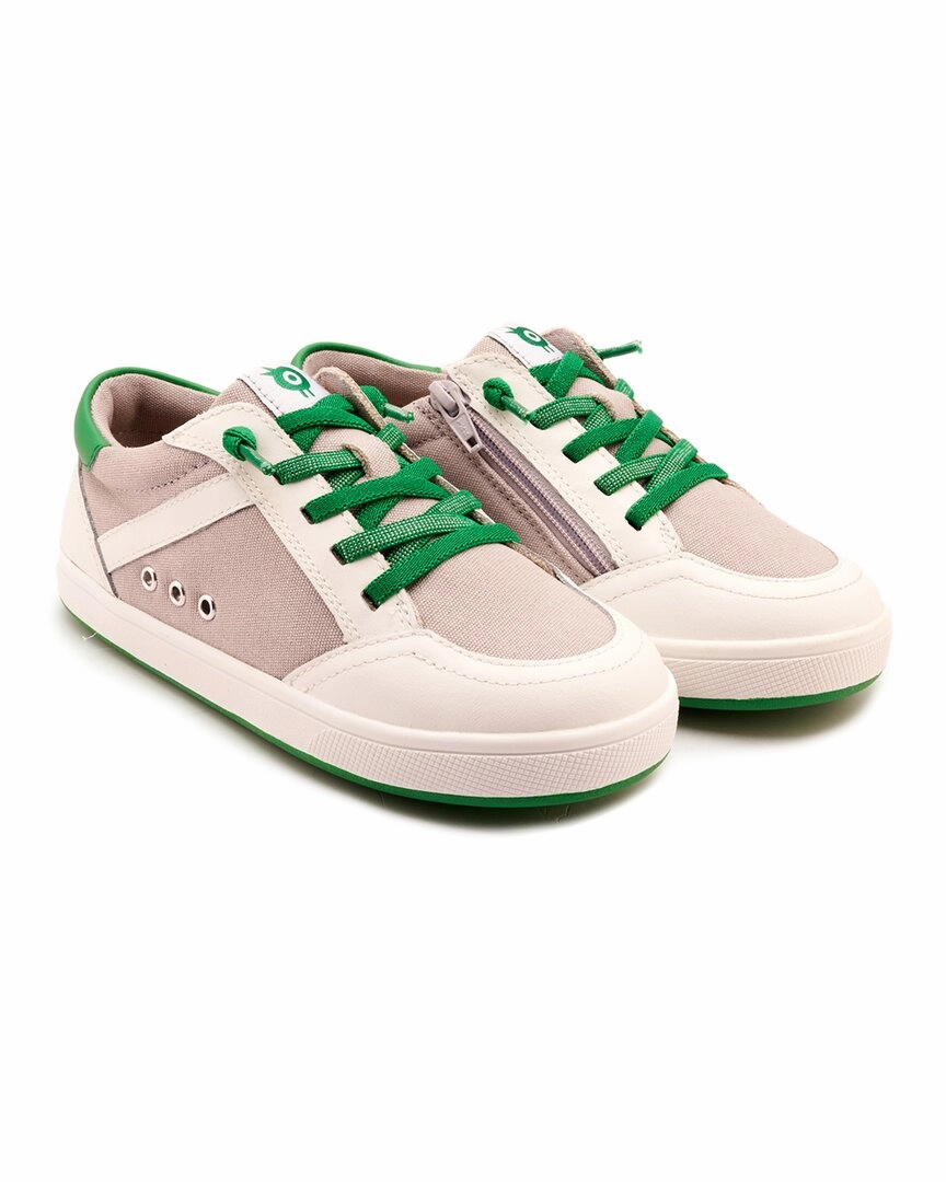 Old Soles Jet Leather & Canvas Sneaker Well Built