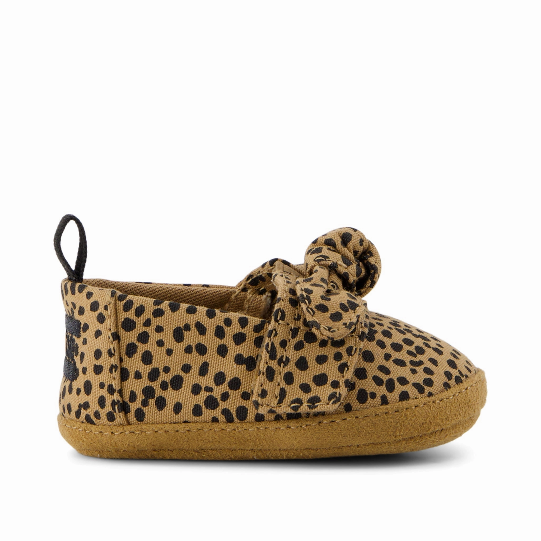Layette Alpargata Brown Mini Cheetah Toddler Crib Shoe Petite Step