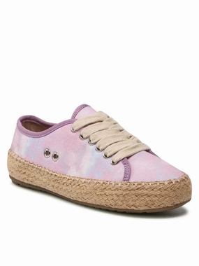 Simple Comfort EMU Australia Agonis T12669 Kids Pink Tie-Dye Canvas Comfort Shoes JOBB623