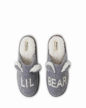 Dearfoams Kid's Casey Lil Bear Family Scuff Slipper Chill Fit Footwear Anti   Odor