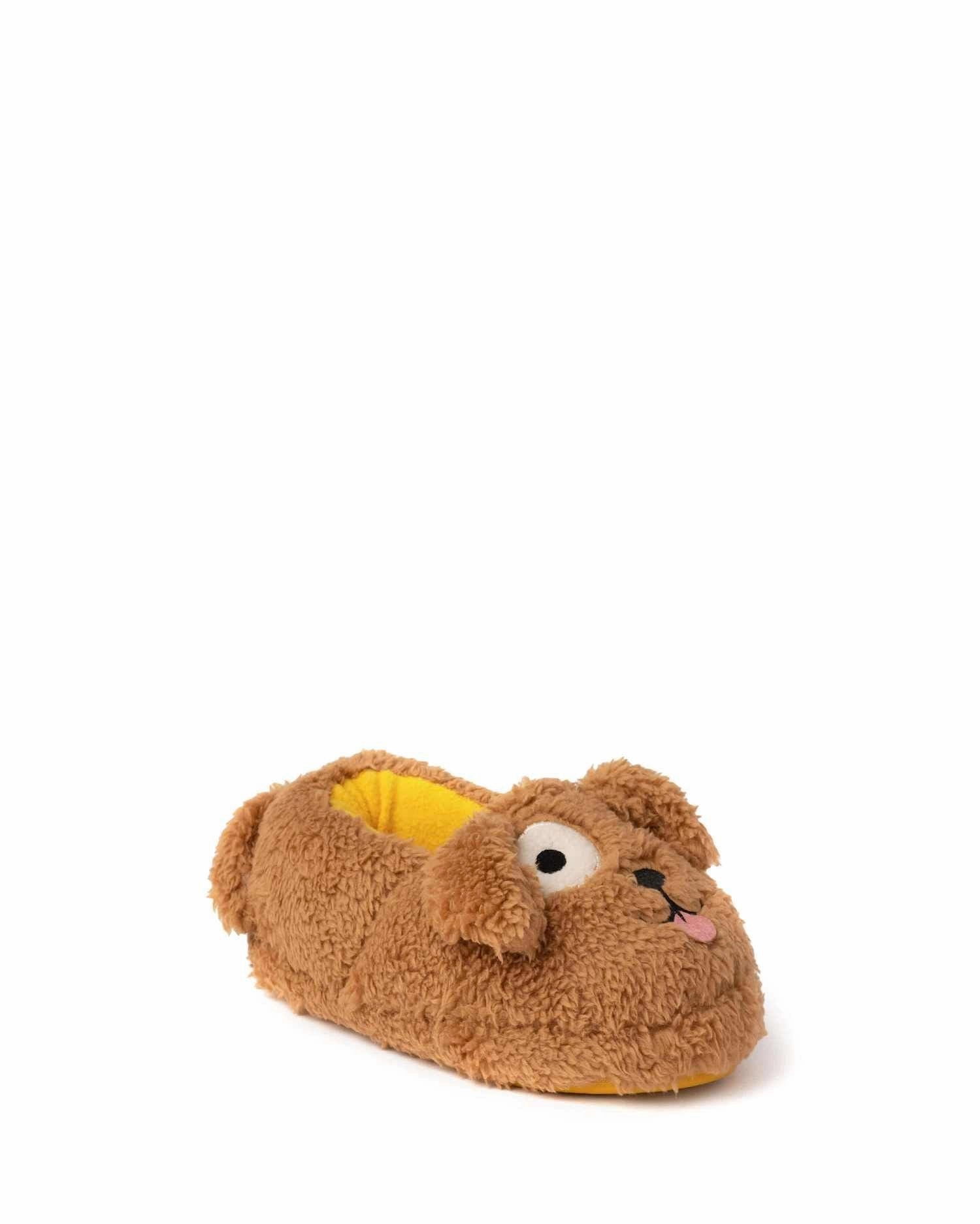 Dearfoams Kid's Emery Critter Closed Back Animal Slipper Maximum Comfort