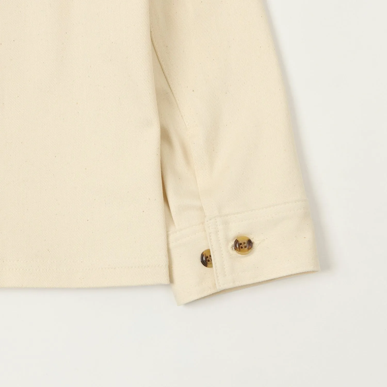 Dehen 1920 Selvedge Denim Over Shirt - Natural Comfort Stretch Vintage Style