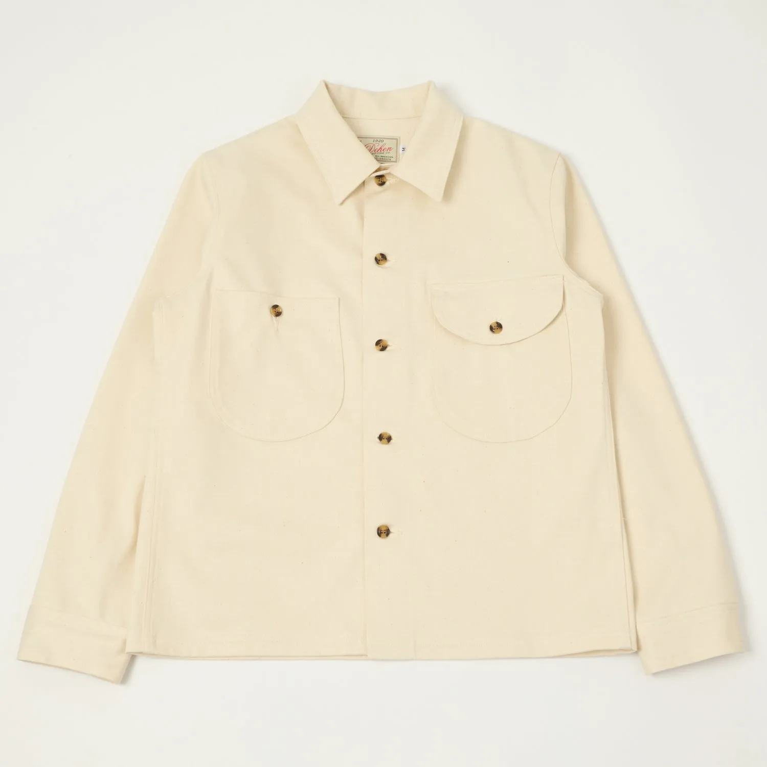 Dehen 1920 Selvedge Denim Over Shirt - Natural Cocktail Event