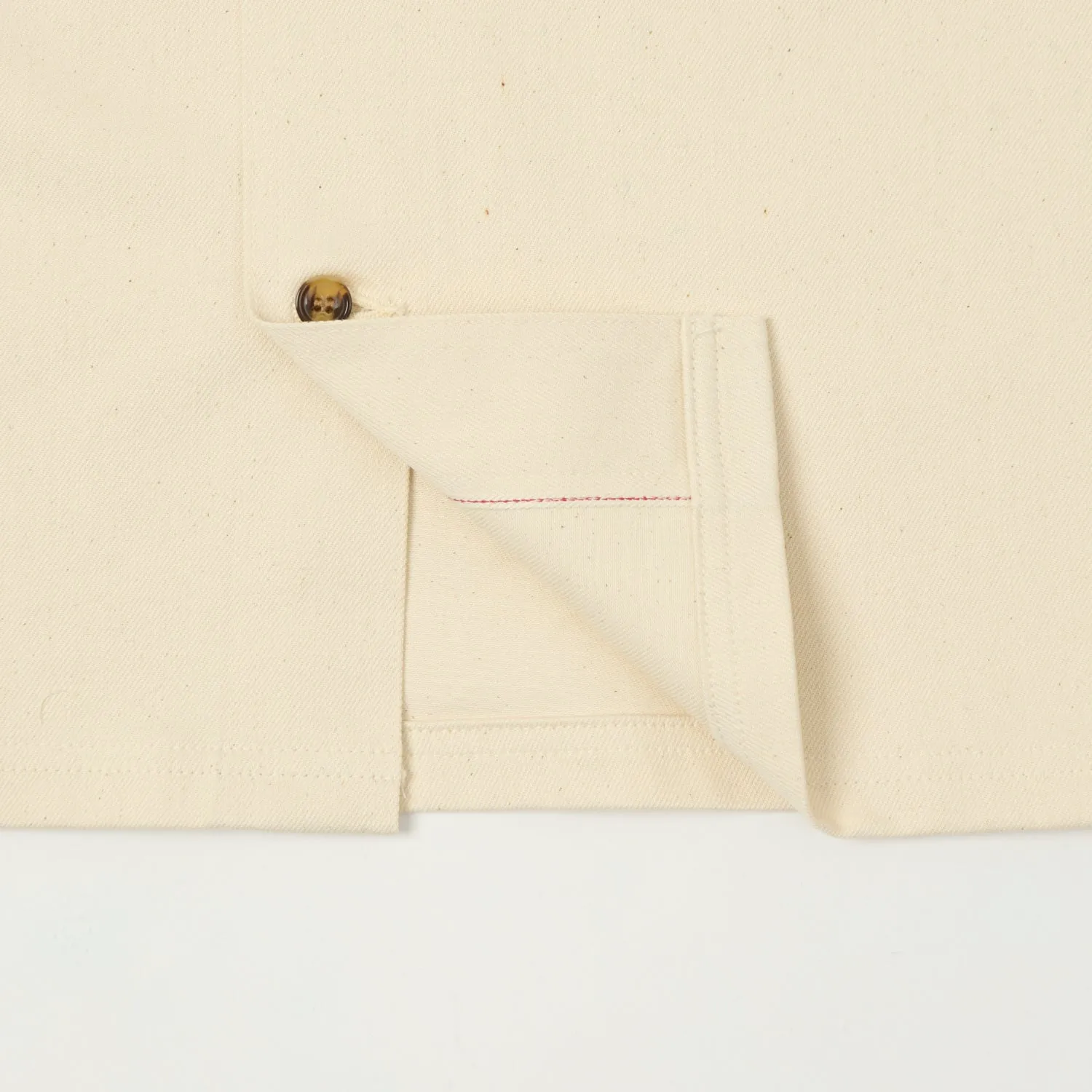 Dehen 1920 Selvedge Denim Over Shirt - Natural Airflow Ventilation System Eco Friendly Dye