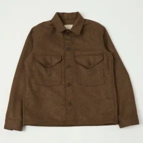 Dehen 1920 Skyline Overshirt - Medium Brown Mix Fashionable Look