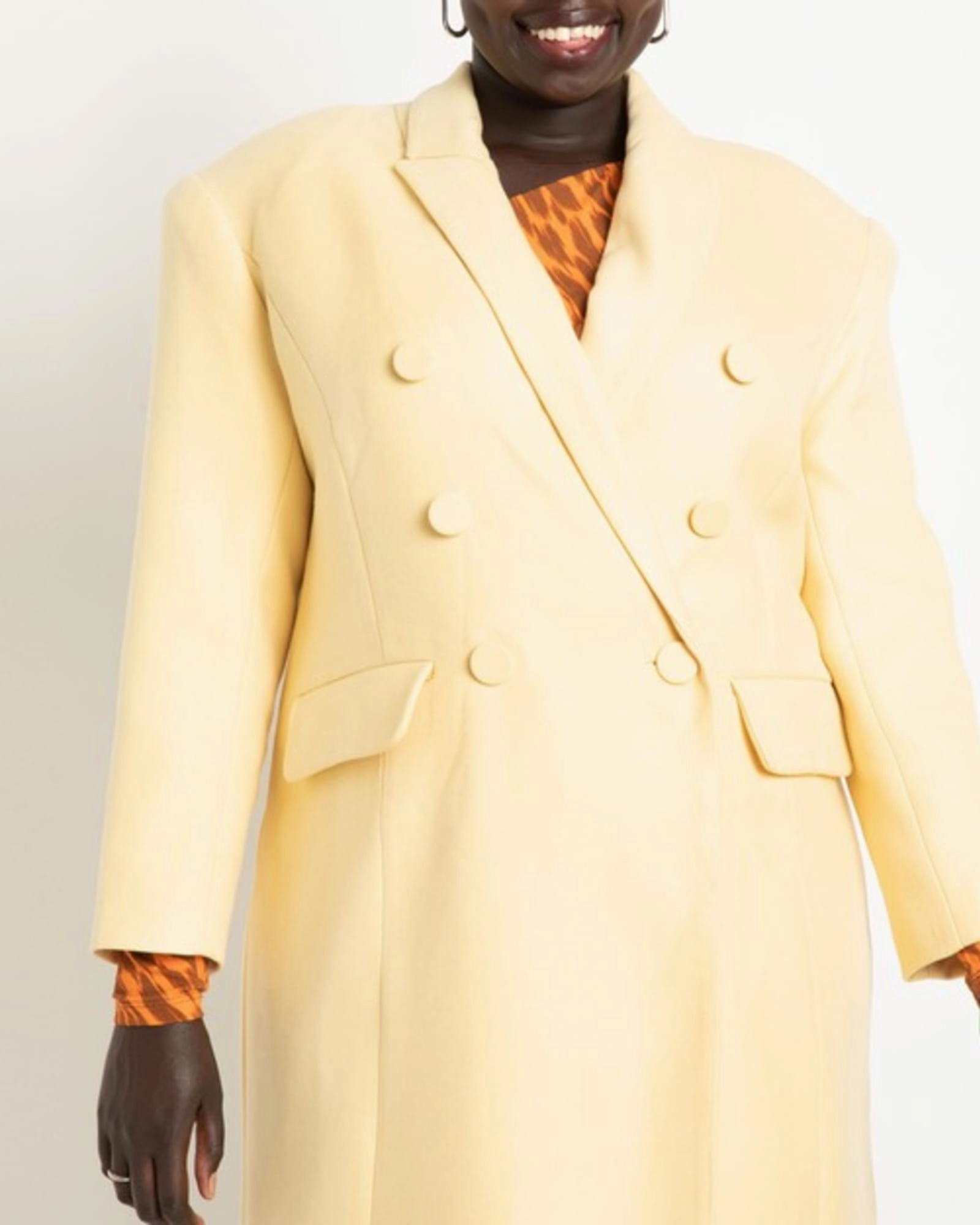 Delphi Strong Shoulder Coat | Sunlight Danger Pullover