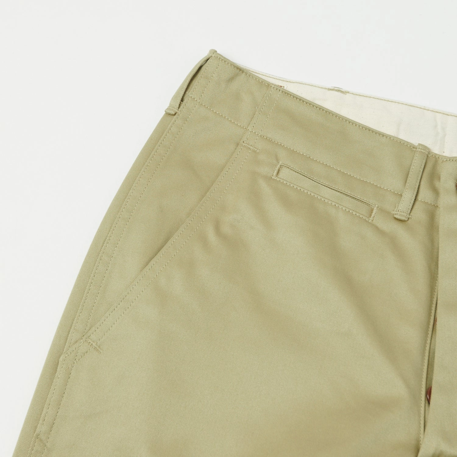Denime Lot. 222 Military Chino - Beige Flexible Performance Wear Relaxed Comfort Fit