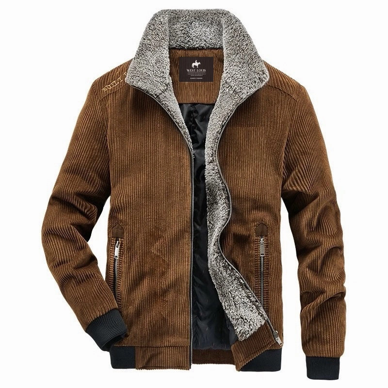 Cold-Weather Layer solo travel West Louis? Spring Lightweight Corduroy Jacket