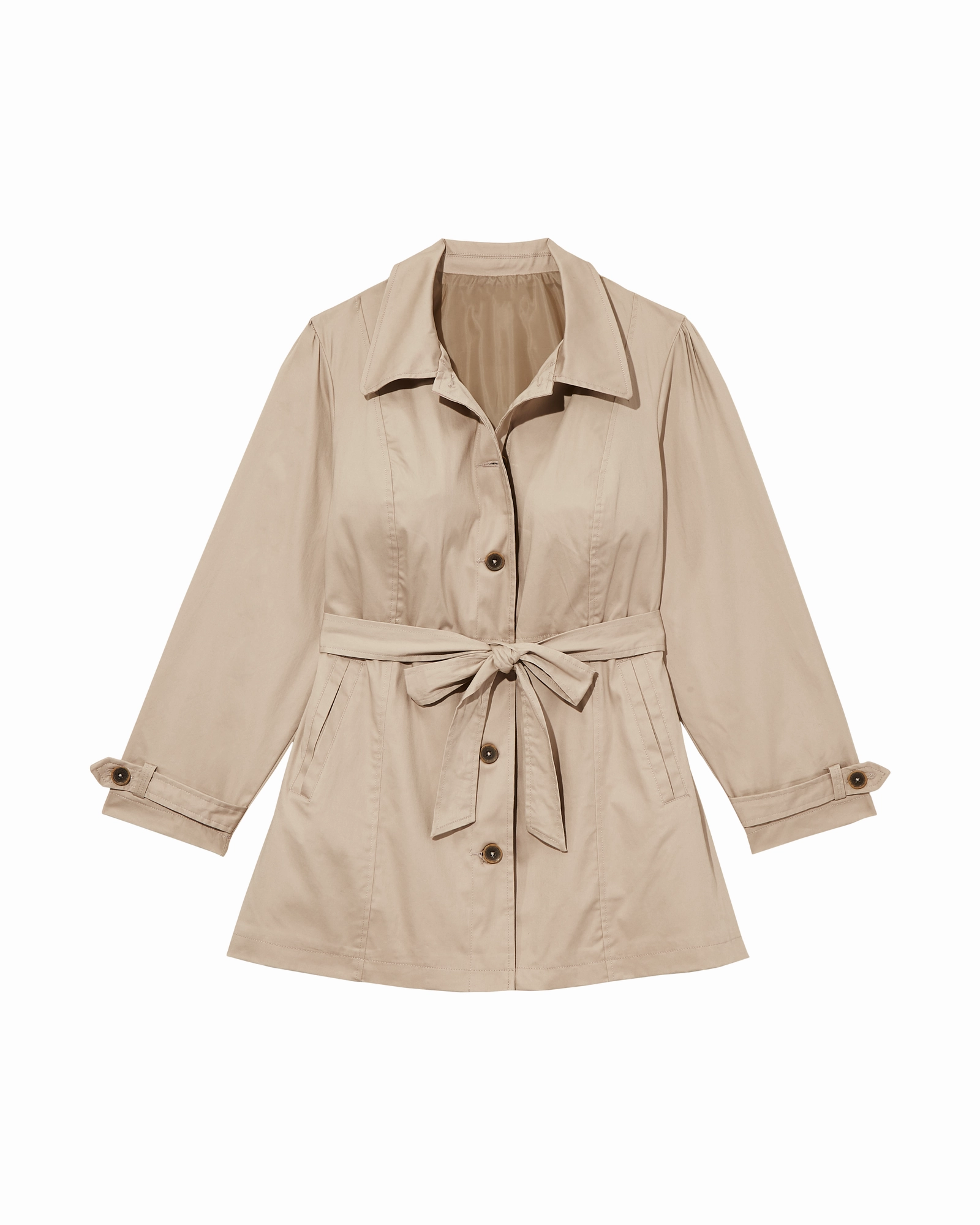 Dahlia Trench Coat | Tan Age sunglasses