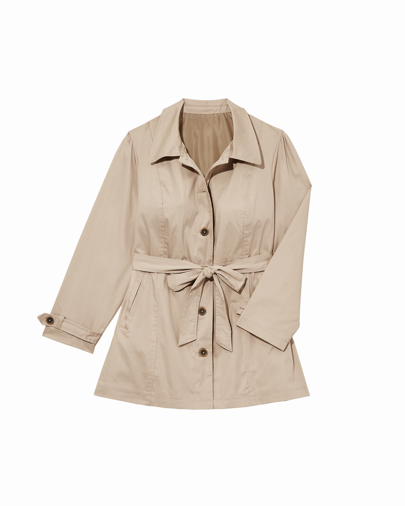 Dahlia Trench Coat | Tan Hiking Jacket