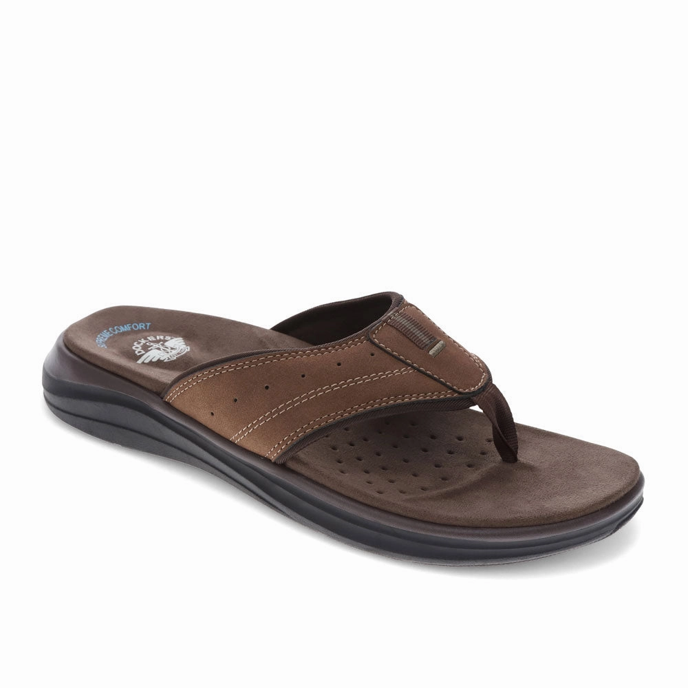 Airy Vibe Dockers Mens Banks Casual Flip Flop Sandal Shoe