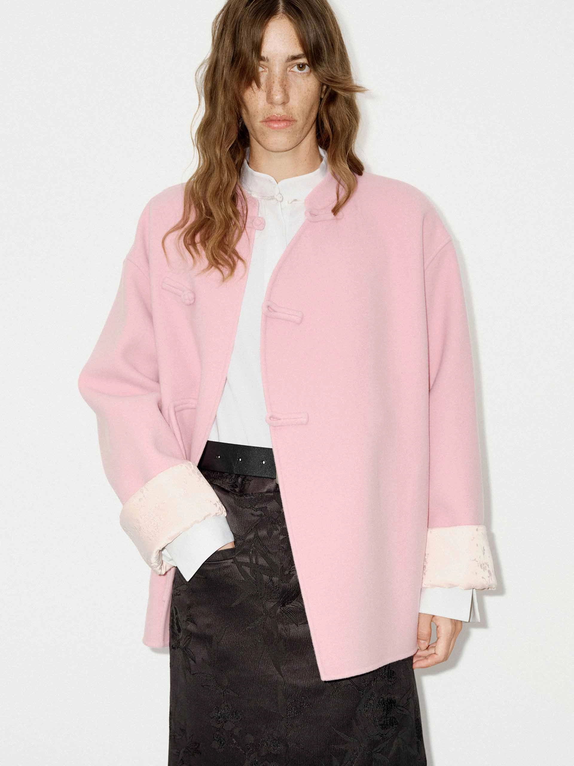 Contemporary Fit Adaptive Layering System Double Face Loose Coat