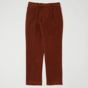 Relaxed Look Roomy Shape East Harbour Surplus 'Barry' Corduroy Trouser - Rust