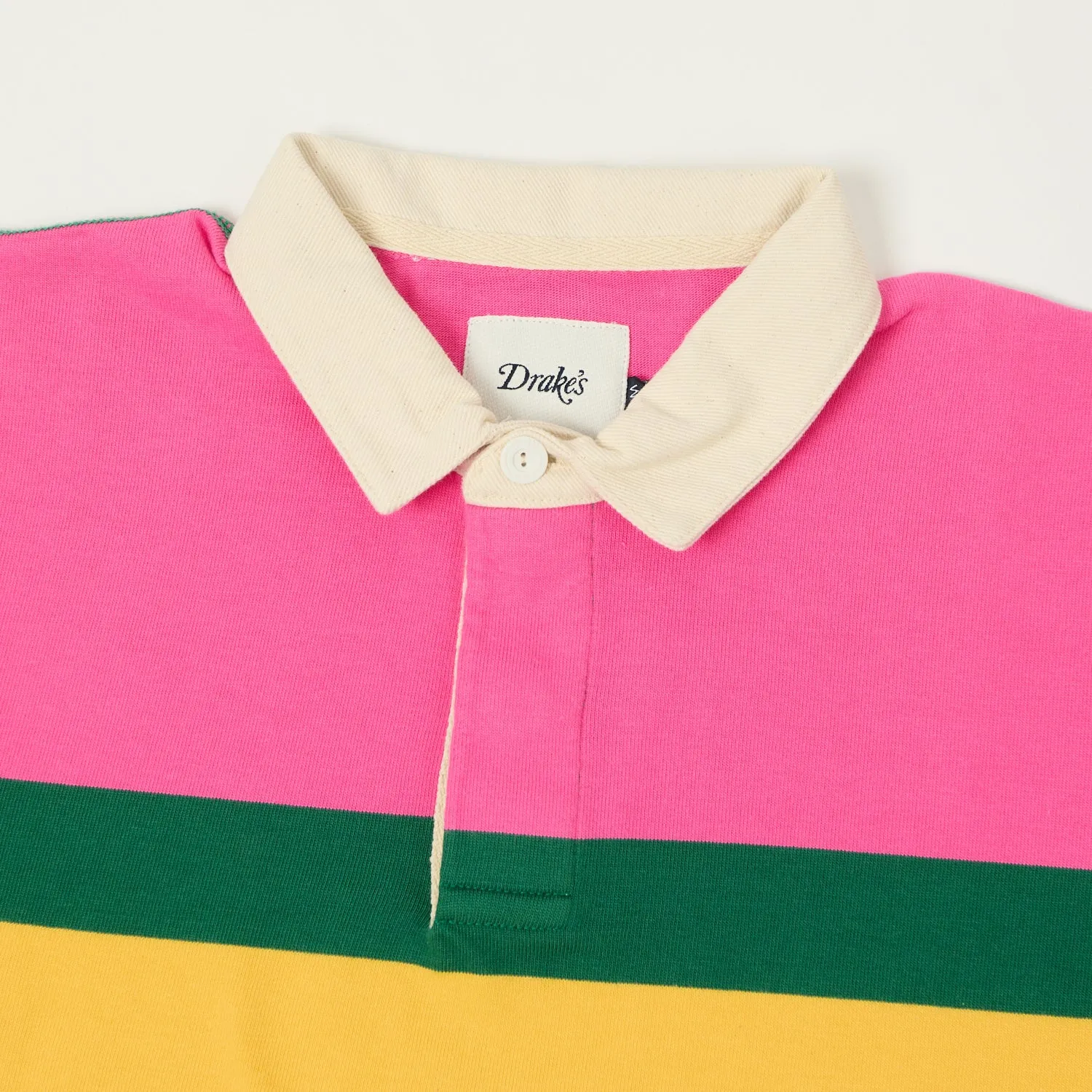 Street Wear Drake's Panel Rugby Shirt - Multi