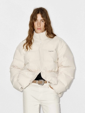 Drawstring Waist Down Jacket Heat Retention Lining All Season Performance Weave