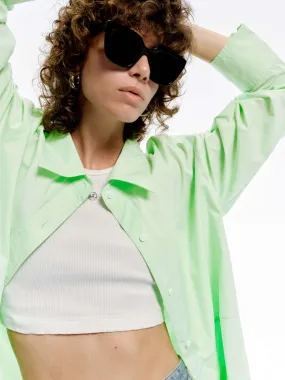 Workwear Style Drop Shoulder Classic Shirt