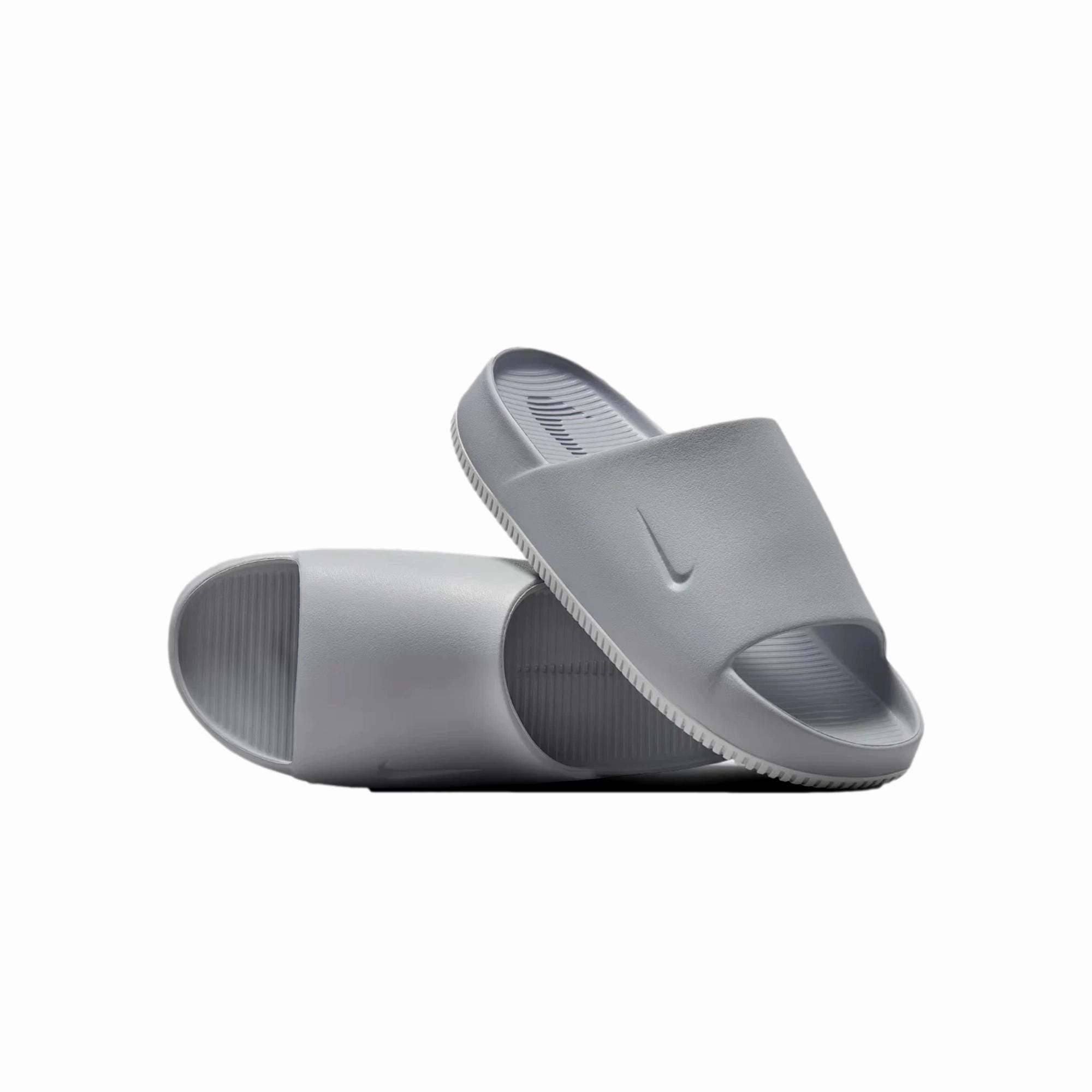 Sandal Upgrades Shock absorption Nike Calm Slide Wolf Grey / Wolf Grey  FD4116-004 Men's