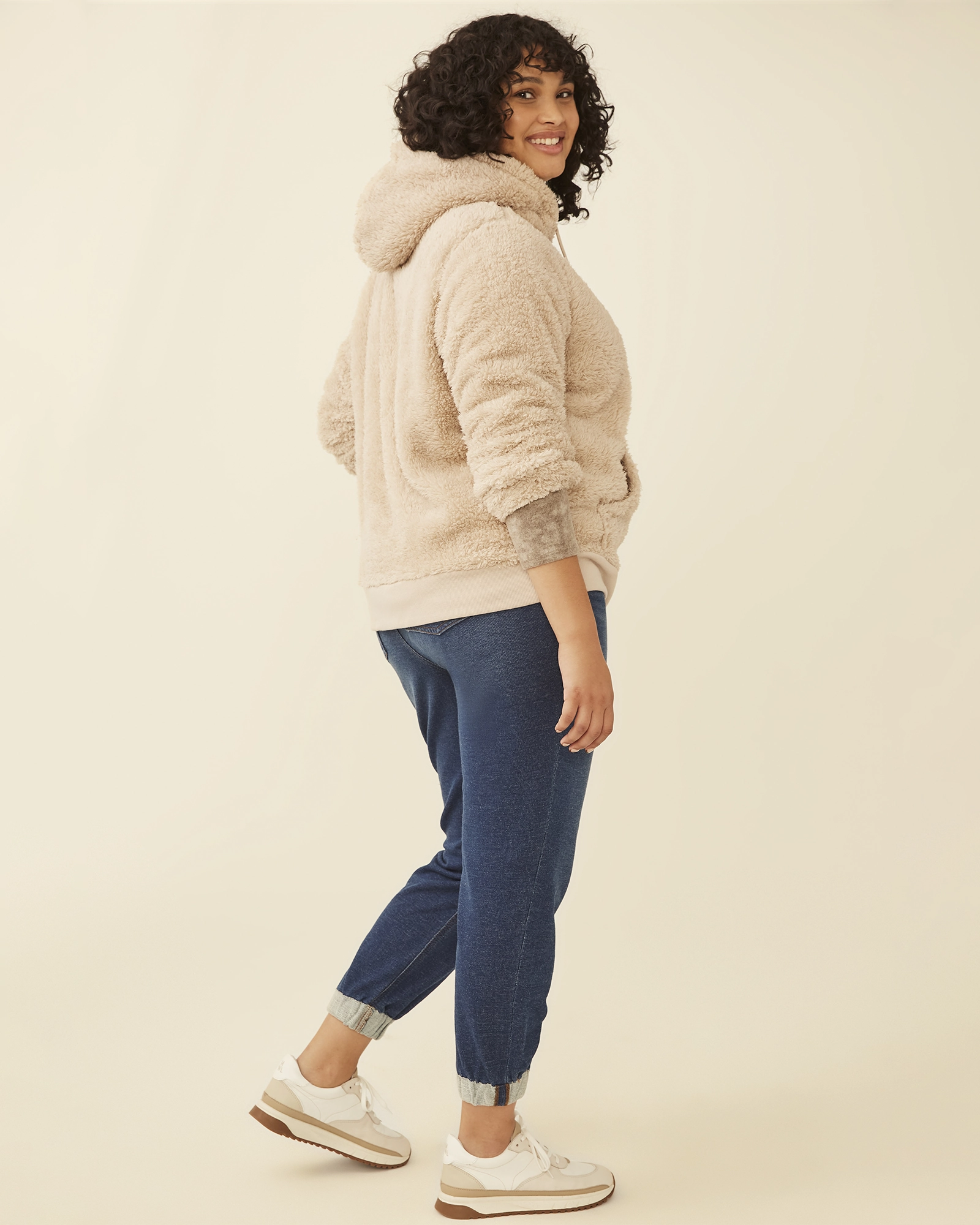 Anna Fleece Hoodie | Tan Degree