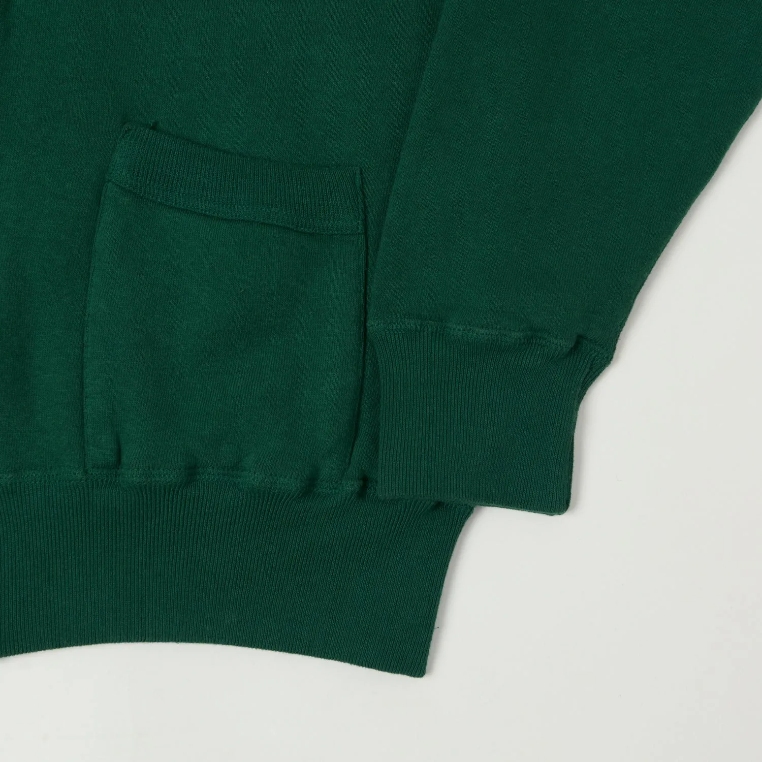 Dubbleworks Tsuriami Sweat Jacket - Green Stretch Cloth BondedSeams