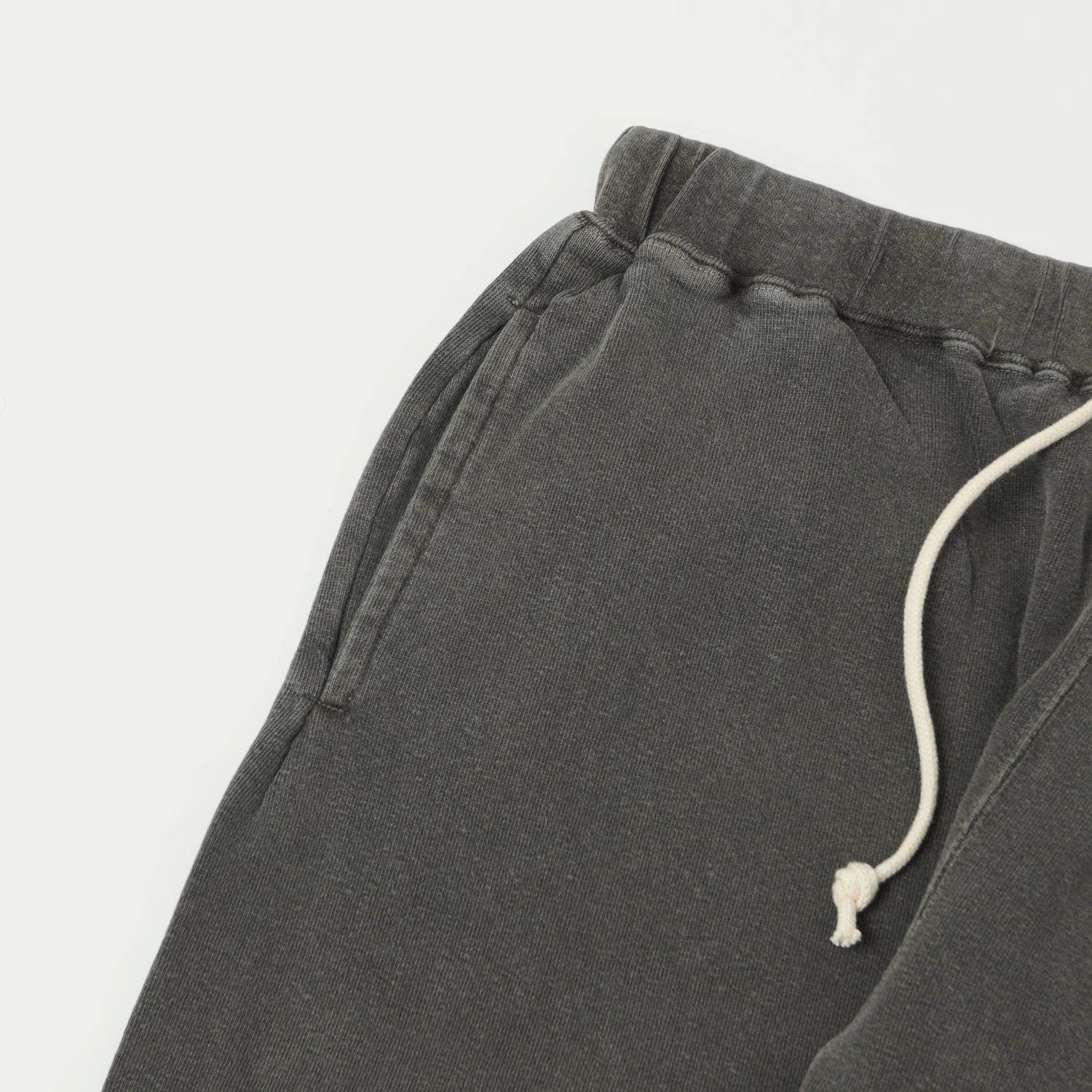 Dubbleworks Pigment Dyed Sweatpants - Sumikuro Lightweight Nylon Blend Exercise Leggings Capri