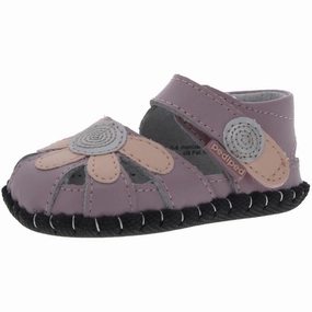 Daisy Leather Flat Strappy Sandals Cushioned