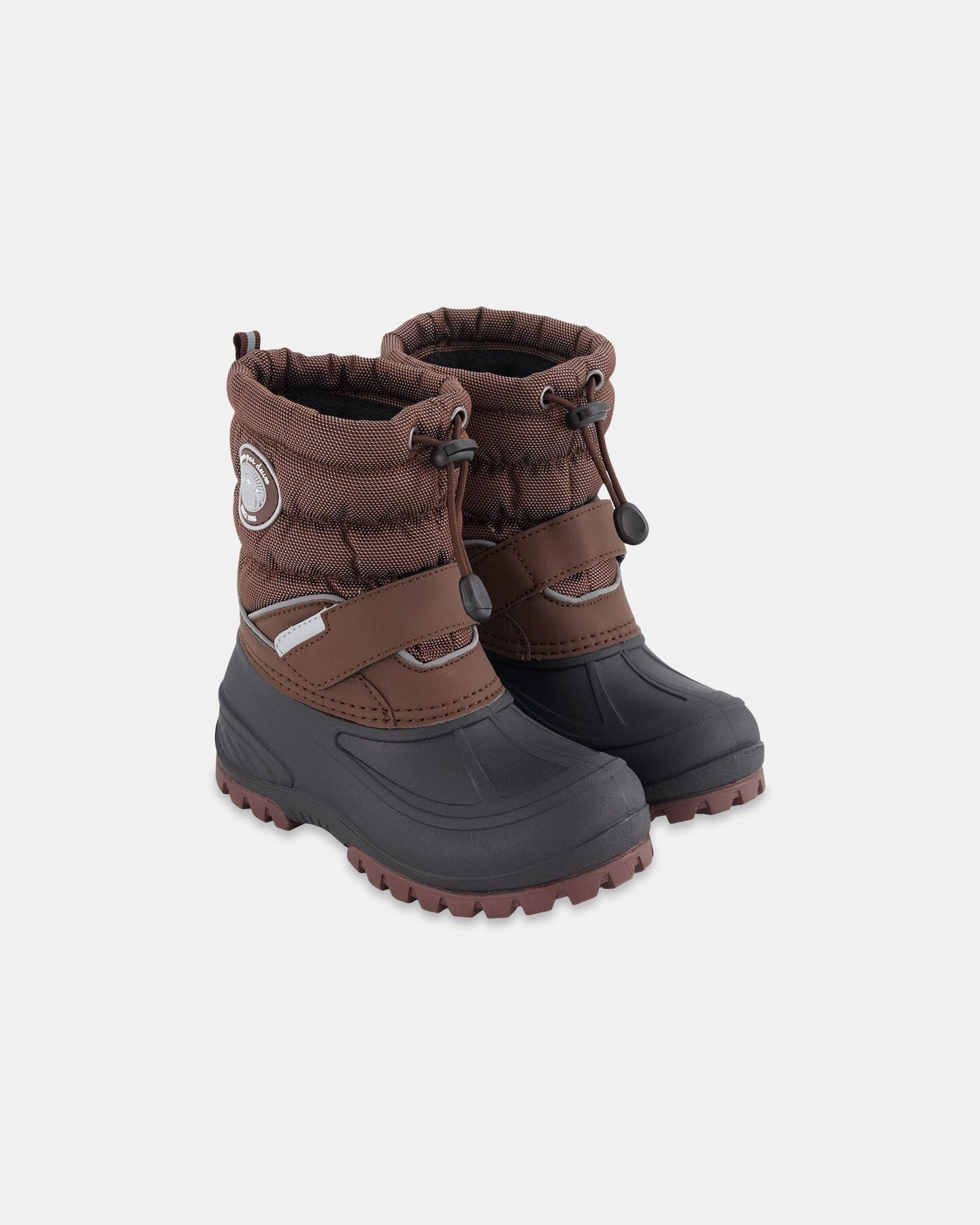 Winter Boots Taupe Low Heel City Utility