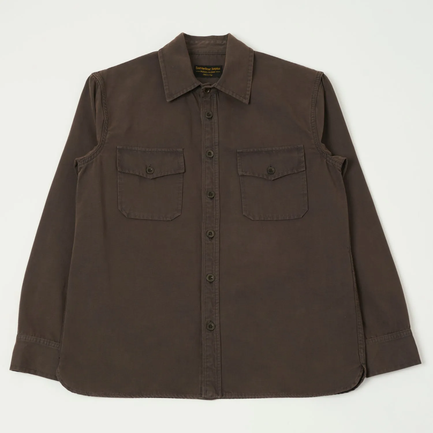 East Harbour Surplus 'MOAB 535' Overshirt - Chocolate Rooftop Bar